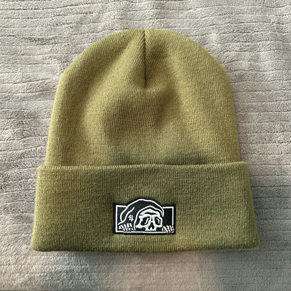 Olive Green Beanie by Lurking Class